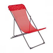 Bo-Camp Beach Chair Penco 3 standen  Oxford Polyester Rood