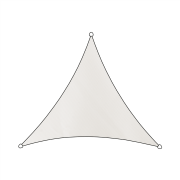 Livin'outdoor schaduwdoek Como polyester driehoek 3.6m wit