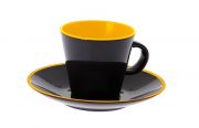 Gimex Greyline Yellow Espresso set 2st-4dlg