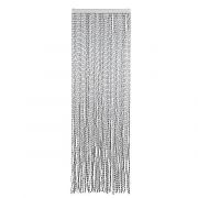 Arisol Vliegengordijn String 60x190 cm Zilver/Zwart