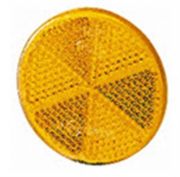 Hella reflector zelfklevend oranje diameter 60mm (1 stuk) 