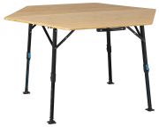 Defa Bamboe tafel 6 hoek traploos verstelbaar
